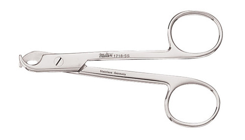 Integra-Miltex White Toenail Scissors, 4.375none (112mm)
