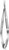 Aesculap Noyes Micro Scissors Flat Grooved Handle, Straight 125mm, 5none