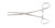Integra-Miltex Doyen Forceps, 7none (175mm), Straight, Flexible Blades w/Diagonal Serrations, 4x4 L...