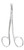 Integra-Miltex La Grange Scissors, 4.25none (108mm), Curved, One Serrated Blade, Angled Shanks