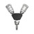 Y-Block Adapter, 1/8none NPT FML Inlet X 2, 1/4none FML Outlets