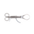 KYON Fine Touch Forceps / 176 LG Point- to Point, Curved Max Span 60mm, Ti Alloy, SS