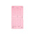 2.7mm T Plate, 6 Round Holes, 39mm Long