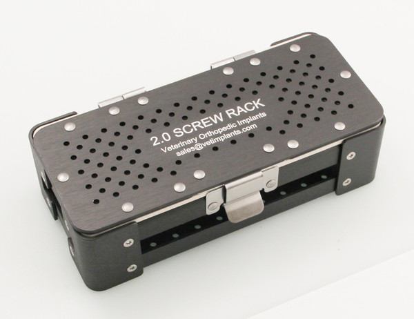 2.0mm Multi Screw Rack, Anodized Aluminum