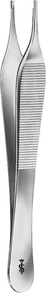 Aesculap Adson-Brown Tissue Forceps 7x8 Teeth 120mm, 4.75none
