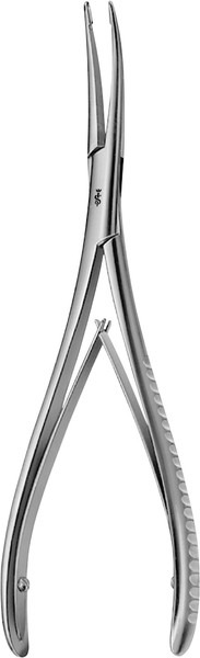 Aesculap Stellbrink Synovectomy Rongeur 2x39.5mm Slight Curved Jaw 178mm, 7none