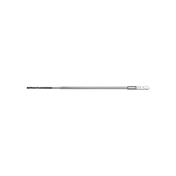 2.0mm Cannulated Quick Coupling Drill Bit, DLC Coated -.045 K Wire