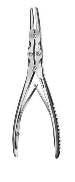 gSource Beyer Rongeur 7none Curved 3mm, Double Action