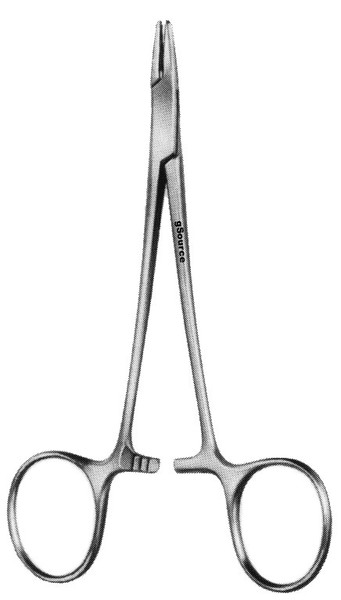 gSource Derf Needle Holder 4.75none Serrated