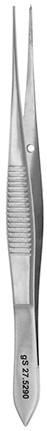gSource Iris Forceps 4none Straight 1x2 Teeth