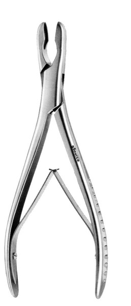 gSource Luer Rongeur 6.75none Straight 8mm, Single Action