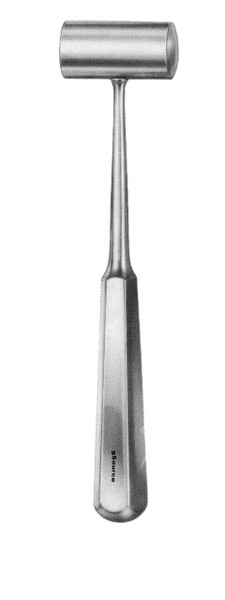 gSource Partsch Mallet 7none, 6oz [170], Head Stainless Steel 22mm Dia, Stainless Steel Handle