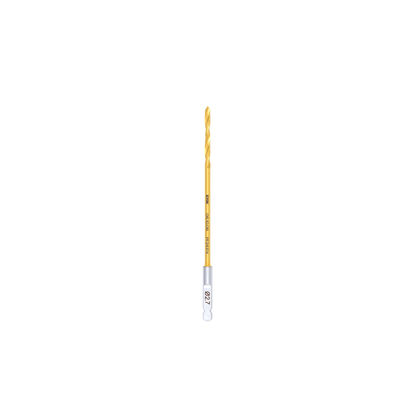 KYON Drill Bit 2.7 / 100 75mm Quick Coupling, 2 Lipped, SS, TiN Coated