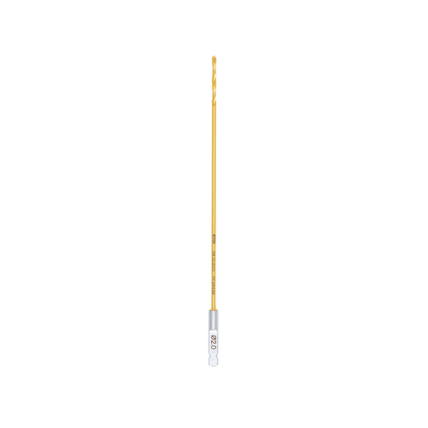 KYON Drill Bit 2 / 145 Long 120mm Quick Coupling, 2 Lipped, SS, TiN Coated