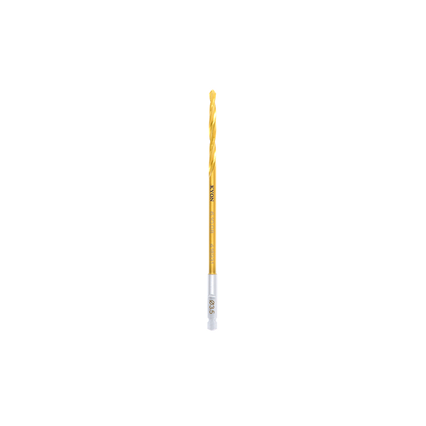 KYON Drill Bit 3.5 / 110 85mm Quick Coupling, 3 Lipped, SS, TiN Coated