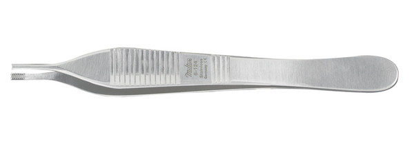 Integra-Miltex Brown-Adson Tissue Forceps, 4.75none (122mm), Straight, 7 x 7 Teeth