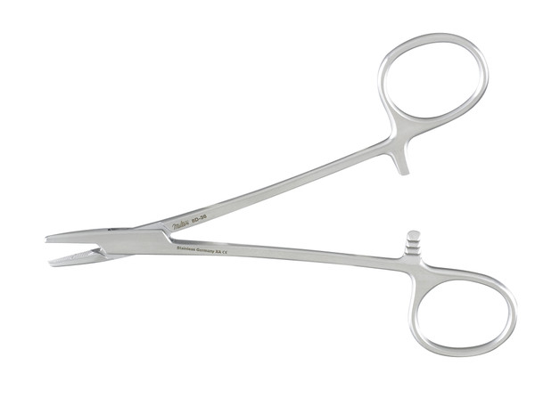 Integra-Miltex Halsey Needle Holder 5none (12.7cm) Serrated Jaws