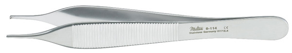 Integra-Miltex Hudson (Ewald) Tissue Forceps, 4.75none (119.5mm), 1 x 2 Teeth