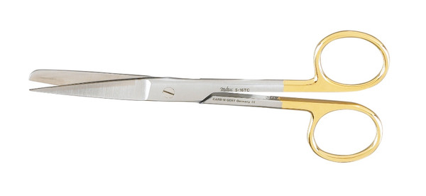 Integra-Miltex Operating Scissors 5.75none (145mm), Tungsten Carbide, Straight, Sharp-Blunt Points