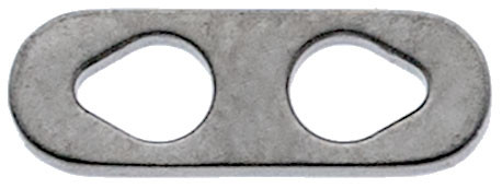 Orthopedic Suture Button, Stainless Steel, 2 Hole, 10mm