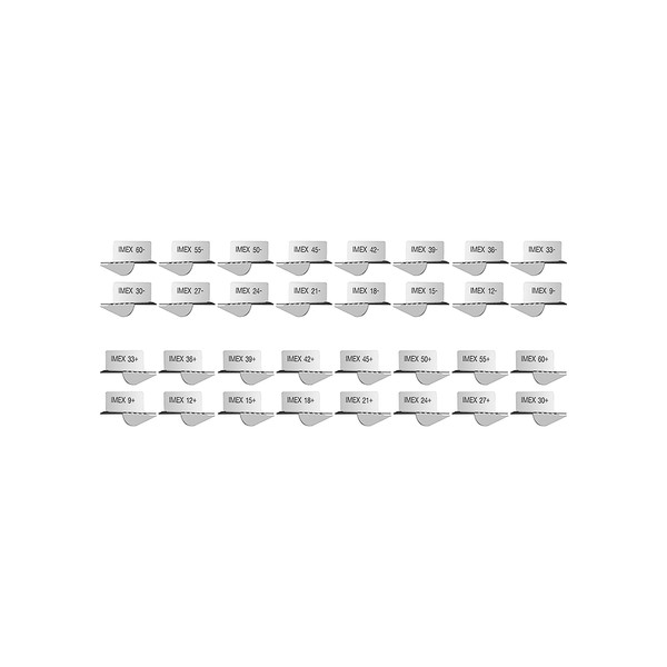 IMEX CrossCut Wedge Osteotomy Guide, 9 degrees (pos/neg pair)