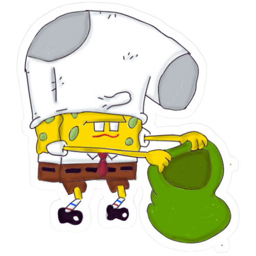 Sponge Bob in the bag