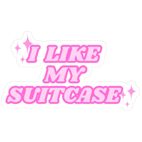 I Like My SuitCase (Pink)