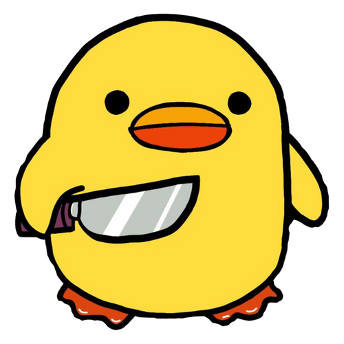 Duckie With Knife