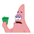 Patrick with cash money in his hands