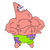 Patrick with muscles and buff