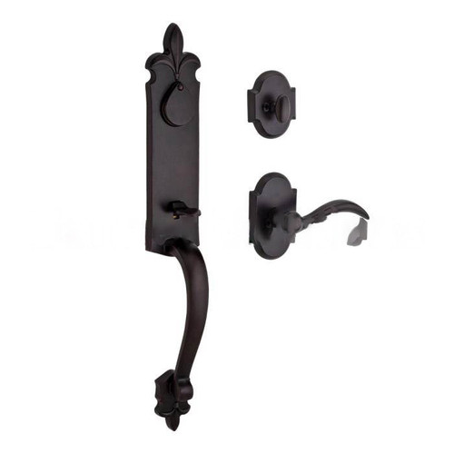 Baldwin SC-COT-ARC-L-RAR-481 Cottonwood Handleset with Arch Knob
