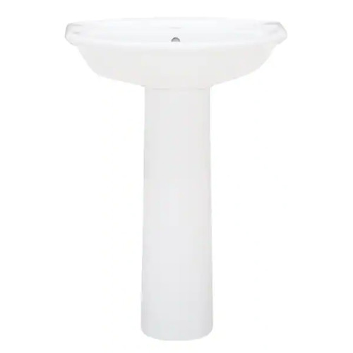 Barclay Karla White Vitreous China Modern Pedestal Sink ONLY 1 LEFT