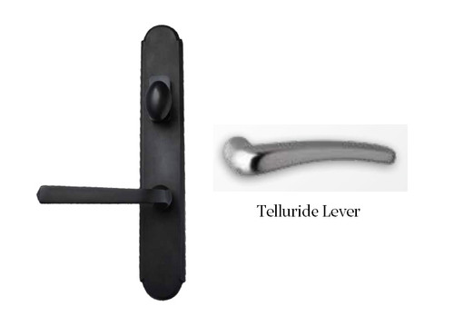 Bravura Telluride beveled full dummy LH with Telluride lever in oil-rubbed bronze. ONLY 1 LEFT