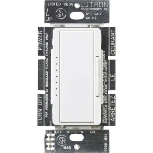Lutron MAELV-600-WH Lighting DIMMER, White - ONLY 1 LEFT