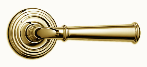 Classic Brass Hutter Collection Full Dummy Lever in Non-Lacquered Brass