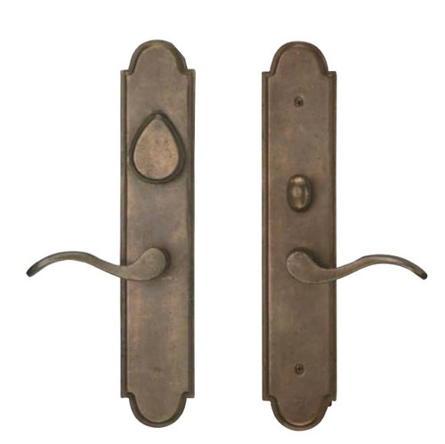Ashley Norton Rectangular Suite Mortise Entry with Chester Lever in Bronze. ONLY 1 LEFT