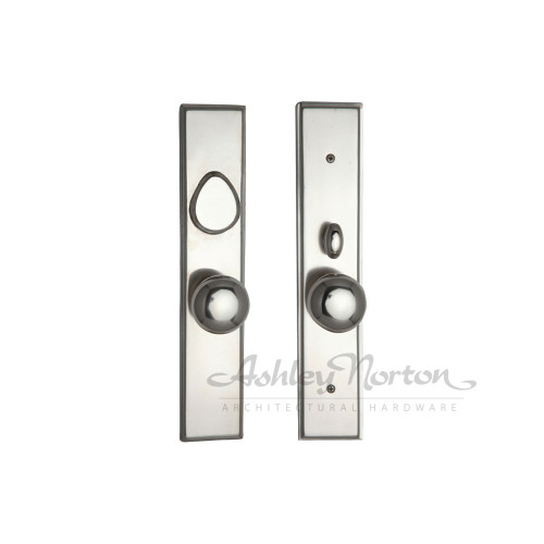 Ashley Norton Rectangular Suite Full Dummy set with Chester Lever in Light Bronze.  ONLY 1 LEFT