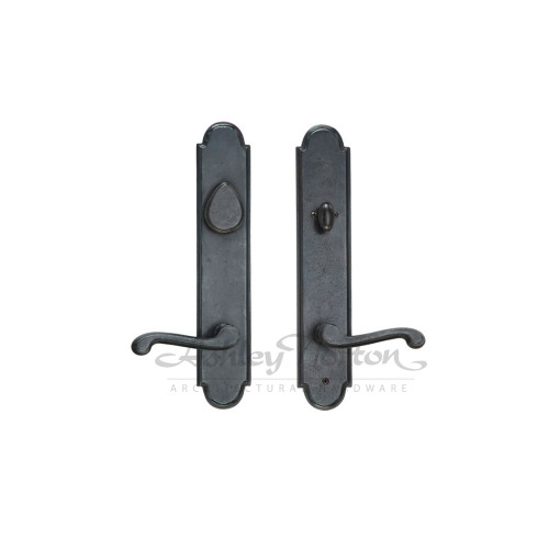 Ashley Norton Arched Suite Lever Entry Set with Churchill Lever in Dark Bronze. ONLY 1 LEFT