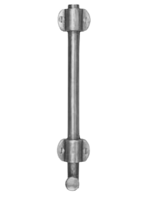 Ashley Norton Mini Surface Bolt 4" in White Bronze. ONLY 1 LEFT
