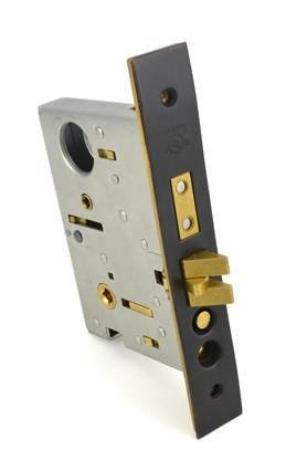 Baldwin Entrance/Apartment Mortise Lock with Strike 2 in. Backset. ONLY 1 LEFT