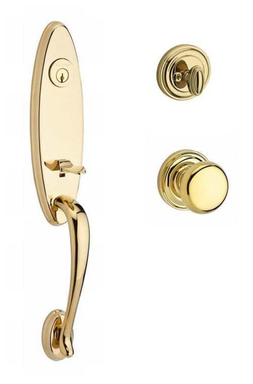 Baldwin Chesapeake Traditional Handleset with Round Knob and Round Rose. ONLY 1 LEFT