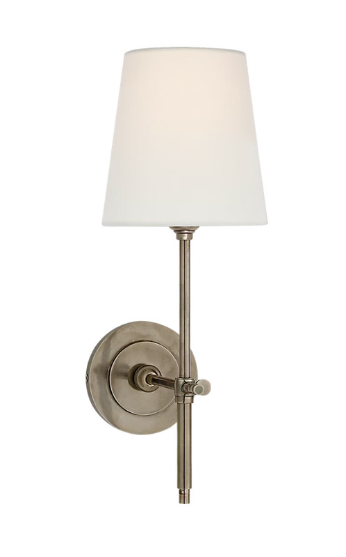 VC Signature Bryant Wall Sconce - Antquie Nickel 40 Watts