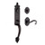 Baldwin SC-COT-ARC-L-RAR-481 Cottonwood Handleset with Arch Knob