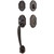 EMTEK Single Cylinder Nashville Handleset with Luzern Left Handed Lever in Oil Rubbed Bronze ONLY 1 LEFT