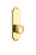 Emtek Delaware Series Dummy Entry Set with 9 Inch Tall Backplate From the American Classic Collection