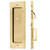 Emtek Modern Rectangular Privacy Pocket Door Mortise Lock in French Antique Brass. ONLY 1 LEFT