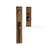 RECT SUITE MORTISE ENTRY W/NEWPORT KNOB LEFT HAND IN DARK BRONZE. ONLY 1 LEFT