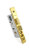 Baldwin Entrance/Apartment Mortise Lock w/ Strike 2-1/2 BS Non-Lacquered Brass LH