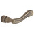 Baldwin right hand lever minus rose in satin brass and black. ONLY 1 LEFT