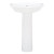 Barclay Karla White Vitreous China Modern Pedestal Sink ONLY 1 LEFT